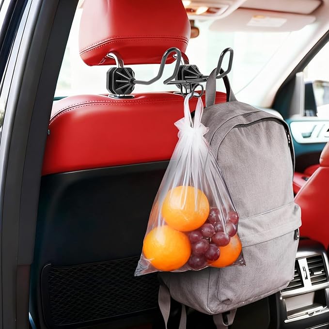 1 PCS Triple Hook Hard Hat Holder for Truck Seat Heavy Duty Metal Hard Hat Accessories Holder for Truck SUV Car Seat to Keep Helmet Safety Vest Bag Caps Car, Seat Back Hanger for Men Women