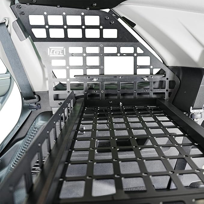 HIGH FLYING Car Accessories for Toyota Sequoia 2023 2024 2025 Modular System Storage Molle Panels Trunk Shelf Storage Trunk Organizer Aluminum Alloy (Side Panel)