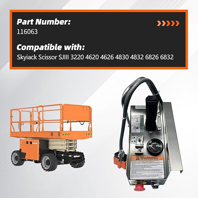 116063 Control Box Compatible with SkyJack Scissor Lift SJIII 3220 4620 4626 4830 4832 6826 6832