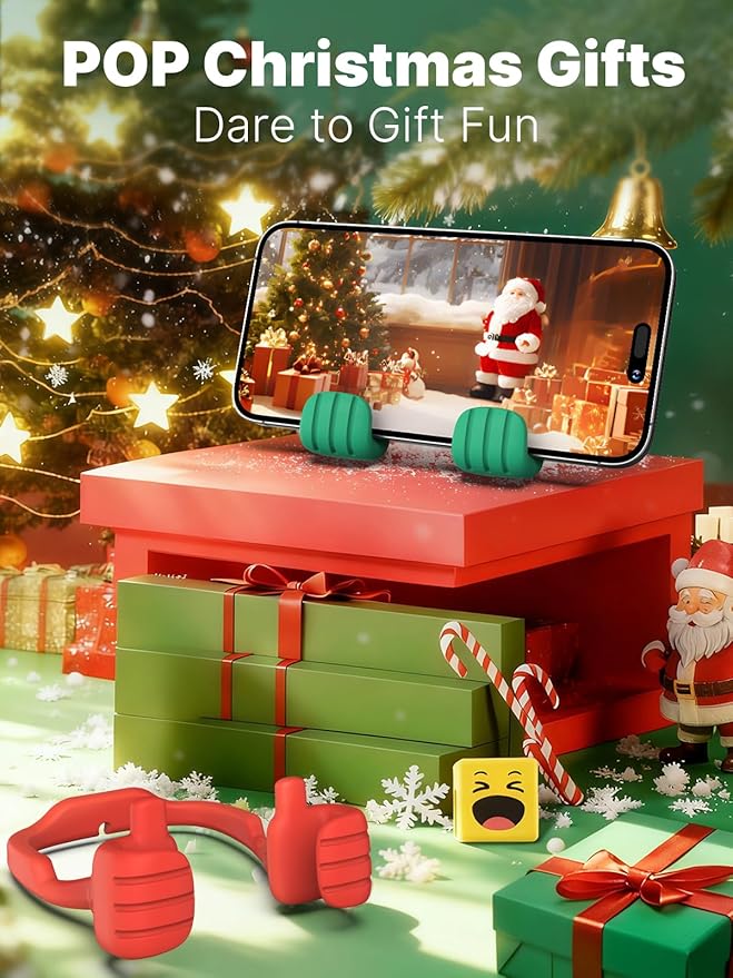 Valentines Day Gifts for Teens Girls Her Women Cell Phone Holder: Adjustable Thumbs Up Phone Stand Gift for Adults Kids Men Boy Teenage Wife Mom Grandma Funny Gadgets Trend Stuff Ideas Gift for Easter