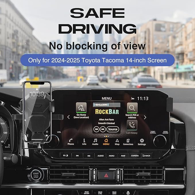 Car Phone Holder for 2022-2025 Nissan Pathfinder Accessories,Adjustable Pathfinder Phone Mount for 14.5-inch Screen,Hands-Free Ultra Stable Phone Stand