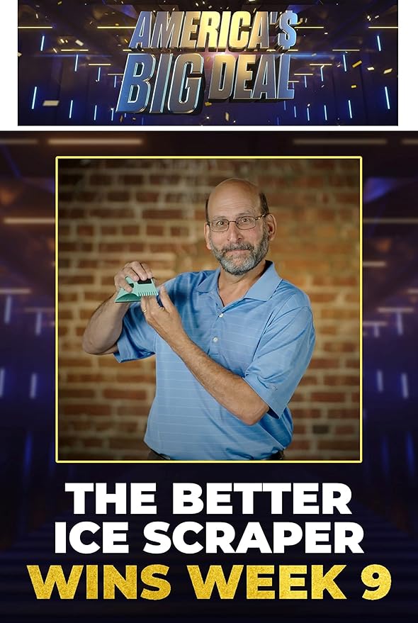 The Better Ice Scraper for Car Windshield | Fast, Efficient, Ergonomic | Magically Remove Ice and Frost from Auto Window | Patented Shape Shifting Technology | Durable Brass Edge | Compact | Pack of 2