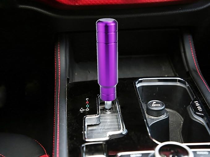 Abfer Metal Heavy Shift Knob, 5" Aluminum Alloy Weighted Gear Lever Stick Shifter Handle Fit Most Automatic Manual Vehicle