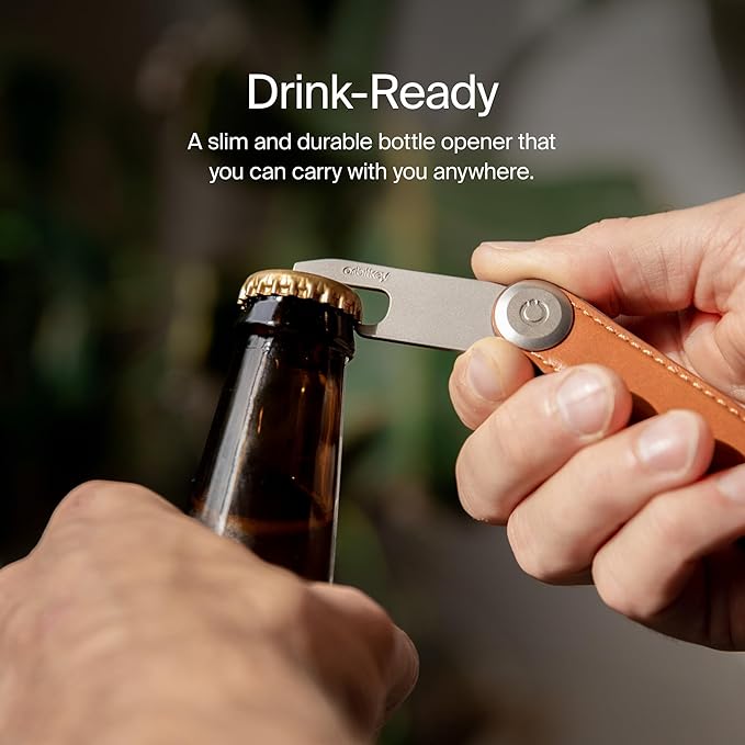 Orbitkey Bottle Opener for Key Organizer or Key Ring | Slim Profile Design, Easy to Take with You, Opens Bottles Everywhere | Compatible with Orbitkey Key Organizer & Key Ring