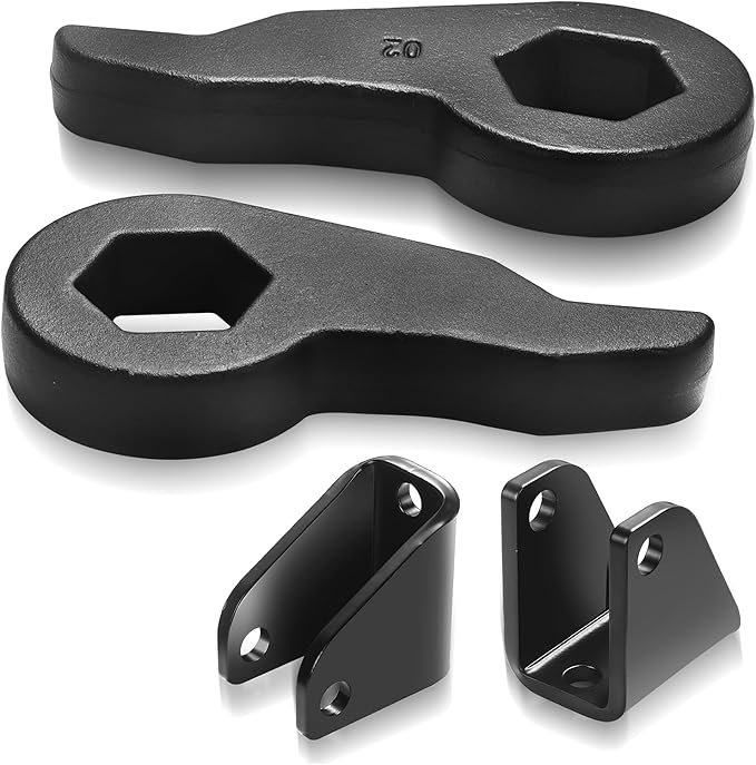 1-3 Inch Lift Leveling Kit - Lift Suspension Kit Compatible with 2001-2010 Silverado GMC Sierra 1500HD 2500 2500HD 3500 3500HD 2WD 4WD 8 Lug