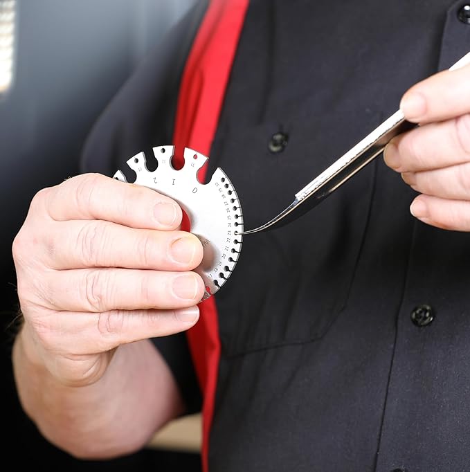 ARES 10091 - Mini Pry Bar Tool - Compact Panel/Trim Wedge - Durable Metal Pry Bar Easily Removes Trim, Paneling, Sheet Metal, Fasteners, and More - Compact Design Skin Wedge for Use in Confined Spaces