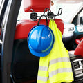 1 PCS Triple Hook Hard Hat Holder for Truck Seat Heavy Duty Metal Hard Hat Accessories Holder for Truck SUV Car Seat to Keep Helmet Safety Vest Bag Caps Car, Seat Back Hanger for Men Women