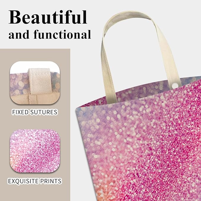 Car Trash Can, Cute Car Trash Bag, Hanging Car Organizer and Storage Bag, Trash Bin for Car Accessories, Vehicle, Travelling, Camping Rainbow Glitter Pattern