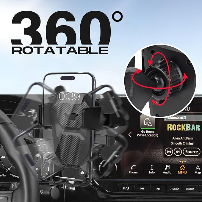 Car Phone Holder for 2022-2025 Nissan Pathfinder Accessories,Adjustable Pathfinder Phone Mount for 14.5-inch Screen,Hands-Free Ultra Stable Phone Stand