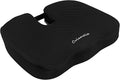 Seat Cushion Premium Memory Foam Non-Slip Coccyx Tailbone Cushion for Office Chair, Car Seat, Wheelchair, Yoga and Travelling- Back, Hip and Tailbone Pain Relief