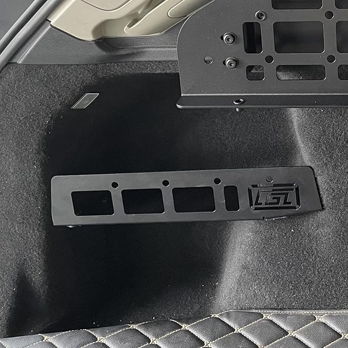 HIGH FLYING Car Accessories for Volvo XC60 2018-2025 Modular System Molle Panels Storage Trunk Shelf Luggage Storage Carrier Trunk Organizer Aluminum Alloy (Driver Side Storage Box)
