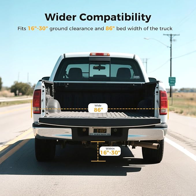 1000lbs Receiver Hitch Mounted Hydraulic 360° Swivel Truck Crane with 3 Boom Capacity Options: 500lbs, 750lbs, 1000lbs. Ideal for Workshops, Construction, Agriculture, and Logging, Black