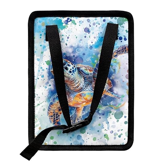 Watercolor Sea Turtle Car Garbage Can Organizers Storage Bag Bin Fit Most Vehicle Car Waste Basket Automobile Trash Bin Auto Accessories