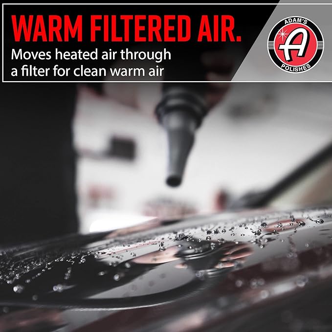 Adam's Polishes Air Cannon Jr. + Wall Mount Combo - High Powered Filtered Blower | Dry Before Car Cleaning, Detailing, Wax, or Ceramic Coating | Auto Tool Kit Gift for Boat, RV, Motorcycle