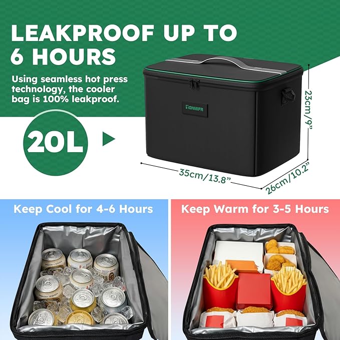 112L Large Capacity Car Trunk Organizer with 20L Insulated Fresh-Keeping Bag, Heavy-Duty 600D Waterproof Oxford Collapsible Storage for SUV, Sedan, Truck, 2 Securing Hooks & Reflective Strips