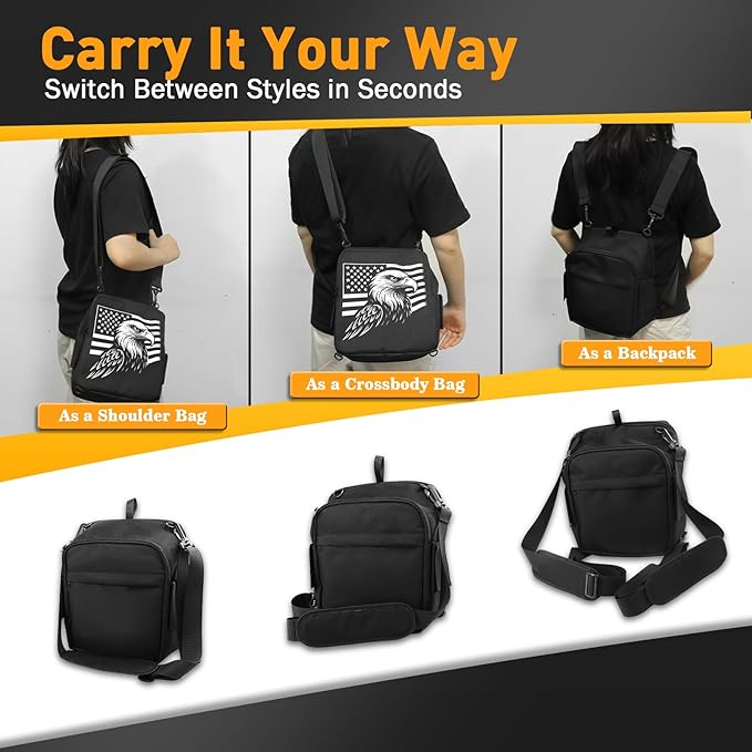 2025 RAV4 Trunk Organizer Storage Bag, Tailgate Cubby Cargo Pocket bag for Toyota RAV4 2025 2024 2023 2022 2021 2020 2019, Multi-Functional Oxford Bag Holds Car Accessories, Black, 1PC