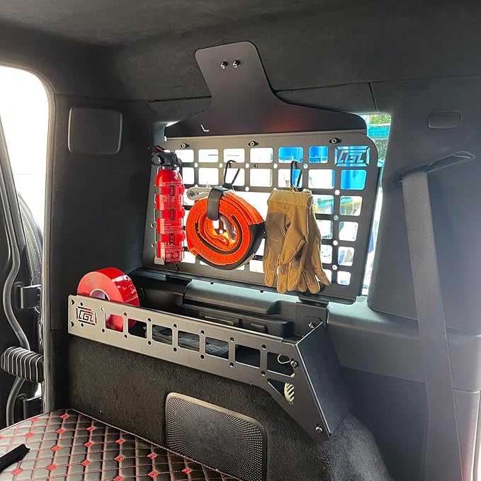 HIGH FLYING 2019-2024 for Mercedes-Benz G-Class G500 G63 G350 Car Accessories Modular Storage System Trunk Shelf Rear Window Molle Panels Trunk Storage Kit Organizer