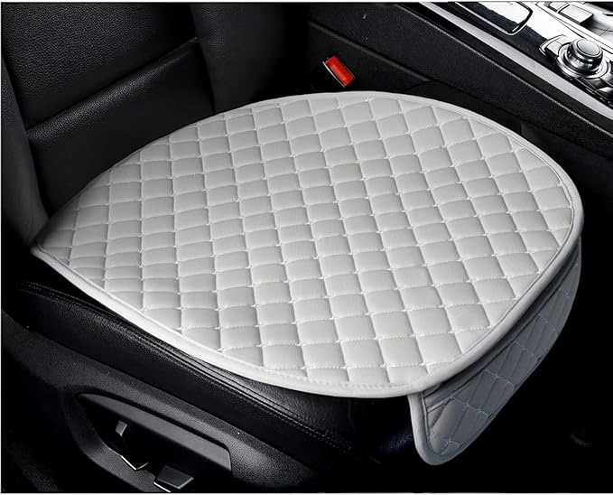 1 PC Car Seat Cover Auto Cushion Vehicle Front Seat Chair Cover Protective Mat pad for Baby, SUV, Skin-Friendly (Gray-Front)