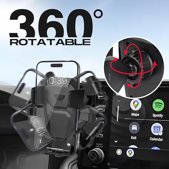 Car Phone Holder for 2019-2025 Toyota RAV4 Accessories,Adjustable GPS RAV4 Phone Mount for 7/8-inch Screen,Hands-Free Ultra Stable RAV4 Air Vent Phone Stand