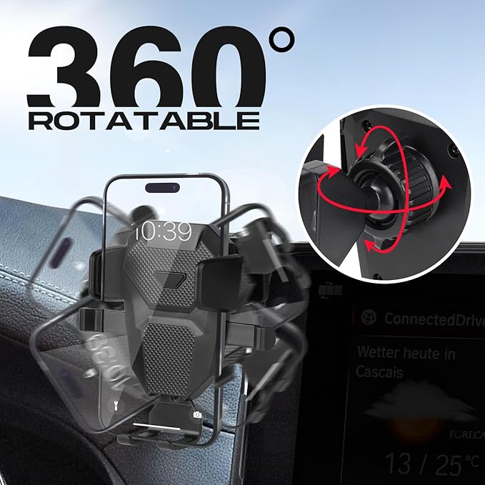 Car Phone Holder for BMW X3/X4 2018-2021 Accessories,Adjustable Phone Mount for 10.25-inch Screen,Hands-Free Ultra Stable Phone Stand for All Phones