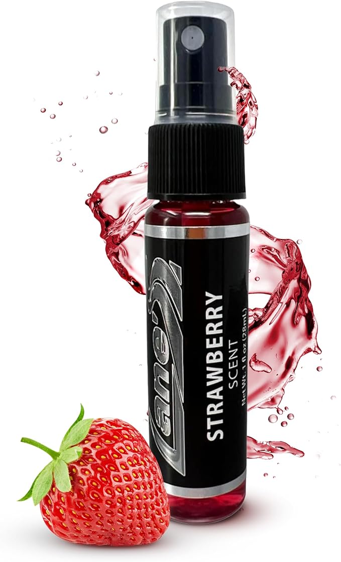 Lane's Premium Car Air Fresheners - Strawberry Scent Water Based - 1oz Eliminate Bad Odors of Pet & Food From Car Interior Leather, Carpet, Upholstery Great For Cars, Trucks, SUVs, RVs & More