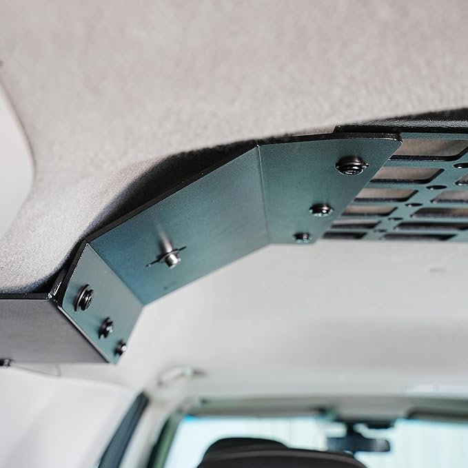 HIGH FLYING for Toyota 4Runner 2010-2024 Modular Storage Roof Overhead Molle Panel System Shelf Rack Trunk Organizer Car Accessories Aluminum (Installation requires Side Panels)