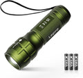 Lighting EVER LED Flashlights High Lumens, Small Flashlight, Waterproof, Adjustable Focus Flash Light for Outdoor, Emergency, AAA Batteries Included
