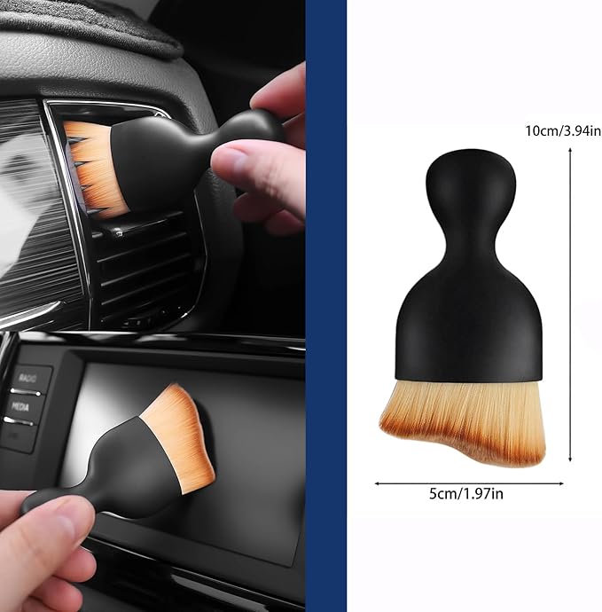 10pcs Auto Car Detailing Brush Set,Car Interior Cleaning Kit,Including 5pcs Car Detailing Brushes, 3pcs Wire Brush and 2pcs Different Soft Bristle dusting Brush for car Interior.