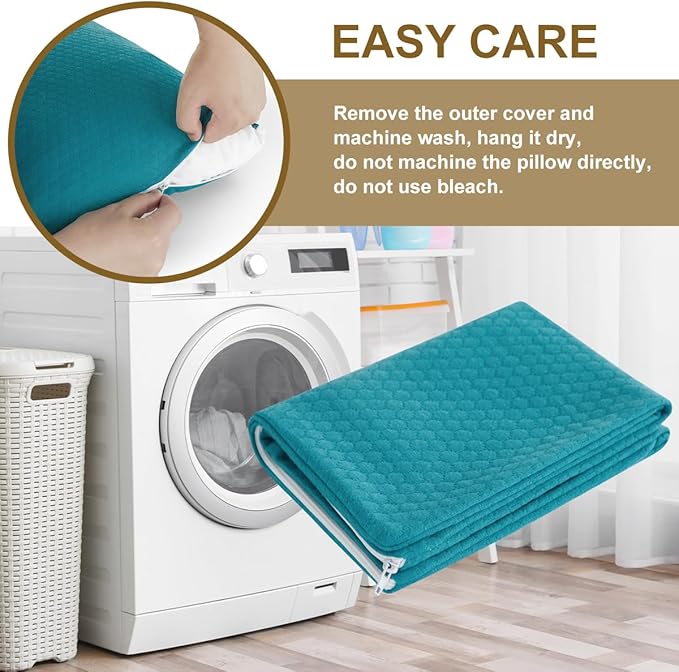 Ivellow Memory Foam Travel Pillow Compressible Camping Pillow for Sleeping Shredded Memory Foam Pillow Compact Firm Supportive Small Pillow for Adults Kids Outdoor Backpacking Hiking Essential Gear-S