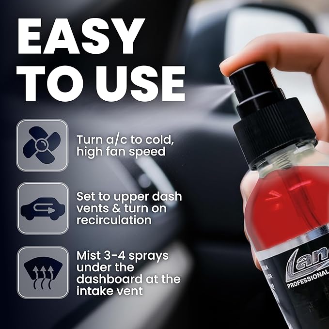 Lane's Premium Car Air Fresheners - Cherry Scent Water Based - 4oz Eliminate Bad Odors of Pet & Food From Car Interior Leather, Carpet, Upholstery Great For Cars, Trucks, SUVs, RVs & More