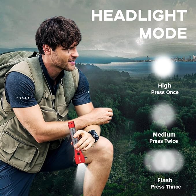 SINSEN Car Window Breaker Seatbelt Cutter, Emergency Escape Tool with Compass, Multi Tactical Safety Hammer Rescue Kit