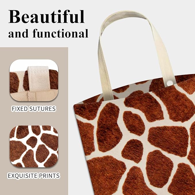 Car Trash Can, Cute Car Trash Bag, Hanging Car Organizer and Storage Bag, Trash Bin for Car Accessories, Vehicle, Travelling, Camping Giraffe Skin Print
