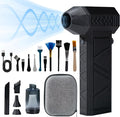 Jet Dry Blower, High-Speed Electric Air Duster for Car Drying & Dust Cleaning, 120,000 RPM Mini Jet Blower with Adjustable Speed for Vehicle, BBQ & Outdoor Use