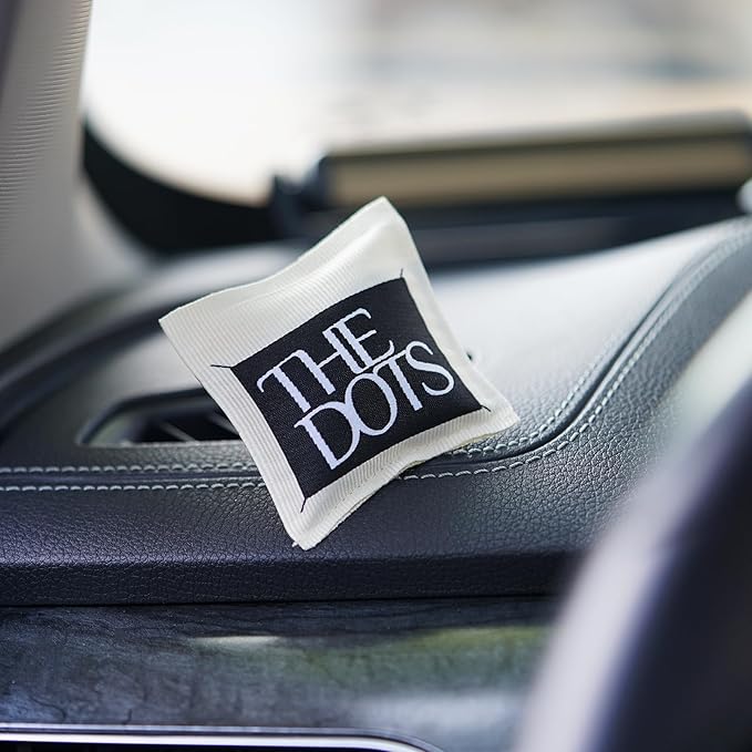 THEDOTS Air Vent Clip, Sicilian Orange, Luxury Fabric Car Fresheners, Odor Eliminator, Aesthetic Car Interior Decor Gift