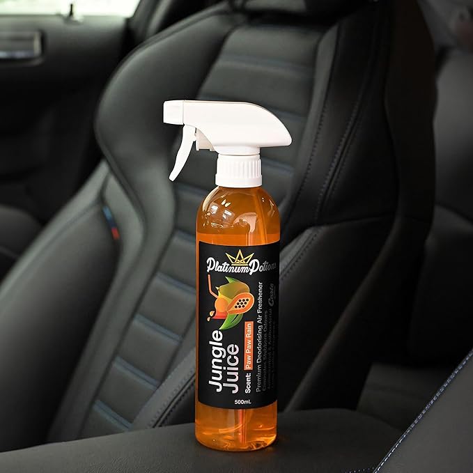 Water-Based Car Air Freshener Spray | Luxury Automotive Deodorizer | Mold-Resistant Formula | Eliminates Odors and Refreshes Vehicle Interior | 17 fl oz | Solid Supreme