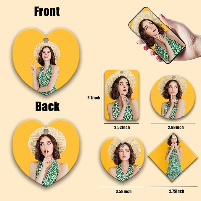 10/20/50/100/Pcs Custom Air Freshener for Car Bulk, Personalized Air Fresheners for Car,Smell Air Fresheners With Picture Text, Hanging Ornaments for Rear View Mirror. (Heart-shaped)