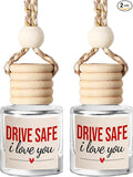 NewEleven Birthday Gifts For Women, Men - Car Accessories For Women, Her, Him - Gifts For Men From Friend, Family - Car Air Freshener Hanging 2 Pack, Vanilla Cream Oil Diffuser