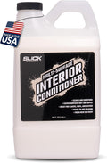 Slick Products Multi-Surface Interior Conditioner – Cleans & Conditions Vinyl, Plastic & Leather – Non-Greasy Car Interior Cleaner & Protectant – Fresh New Car Scent – 64 oz.