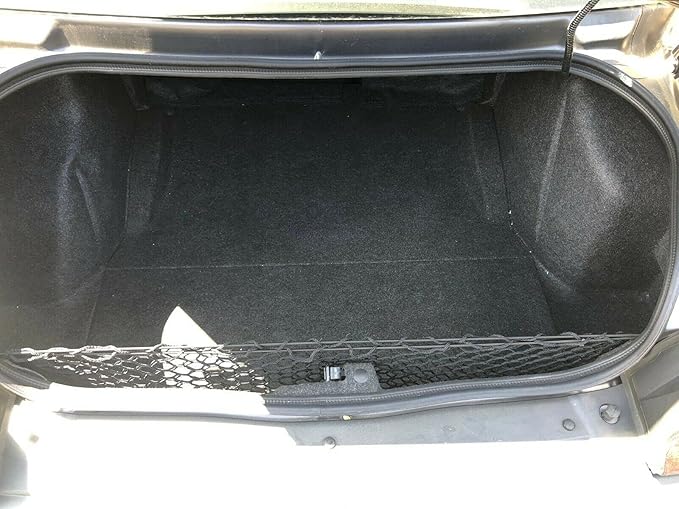 Trunk Organizer Cargo Net for Dodge Challenger 2008-2023 - Envelope Style Cargo Net for Coupe - Premium Mesh Car Trunk Organizer Vehicle Carrier Storage – Compatible with Challenger
