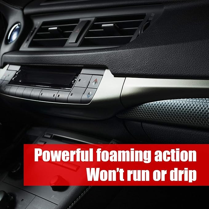 Stoner Car Care 91134 Trim Clean – All-Purpose Foaming Automotive Interior Cleaner, Fast-Acting Formula Quickly Removes Grime, Dirt & Stains from Trim, Consoles & Plastics – 18 oz