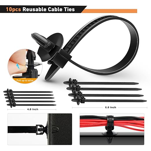 GOOACC 1045Pcs Car Push Retainer Clips & Auto Fasteners Assortment -30 Most Popular Sizes Nylon Bumper Fender Rivets with Fasteners Remover an 10 Cable Ties for Toyota GM Ford Honda Chevy