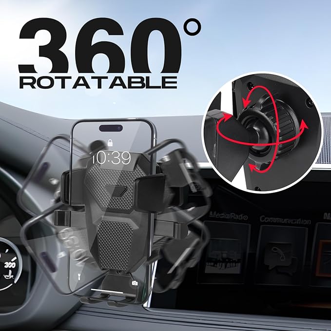 Car Phone Holder for BMW X1 X2 2019-2021/X5 2014-2018/X6 2015-2019 Accessories,Adjustable Phone Mount for 10.2-inch Screen,Hands-Free Ultra Stable Phone Stand for All Phones