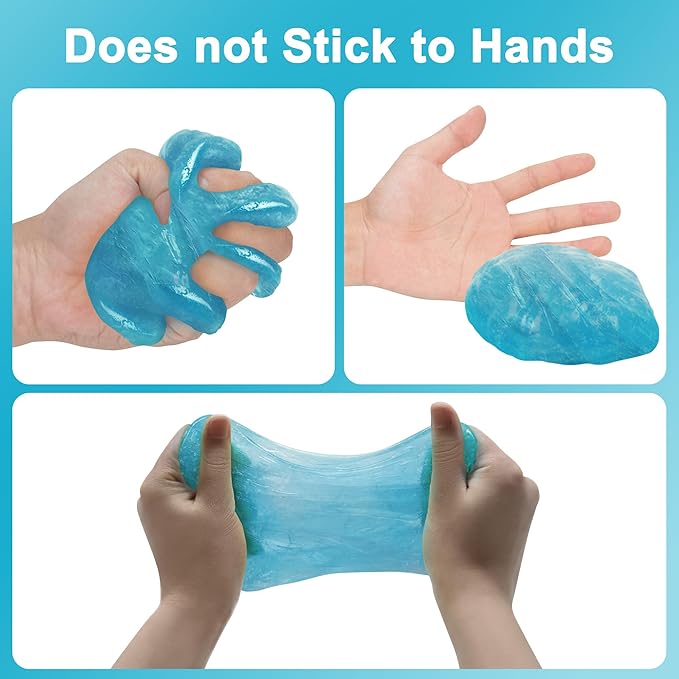 FiveJoy Car Cleaning Gels, 4-Pack Universal Auto Detailing Tools Car Interior Cleaner Putty, Dust Cleaning Mud for PC Tablet Laptop Keyboard, Camera, Printers, Calculator - 320g (2.8oz/pcs)