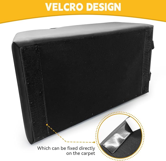 Universal Truck Seat Organizer, Black Storage Box with 2 Cup Holders, Armrest & Padded Lid for Car Organization - Fits SUV & Pickup