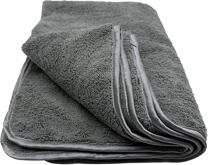 Mr. Detroit - Miracle Dryer Microfiber Drying Towel, Super Absorbent & Giant Size for Car Wash, Home Cleaning & Detailing - Scratch-Free, Fluffy Microfiber Cleaning Cloth, 25" x 36" Inch