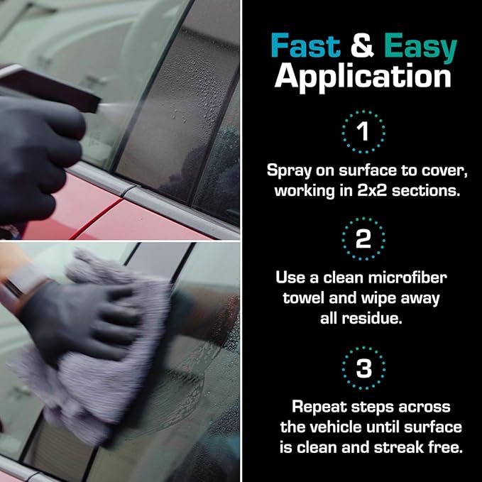 Ethos Detox - Ceramic Coating Prep Spray, Panel Wipe, Glass Cleaner - Prep Ceramic Coating, Wax, or Sealant - Multi-Purpose Formula - Leaves Nothing But the Shine