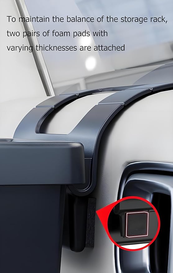 GDQ 4-in-1 Car Window Organizer - Clip-On Cup Holder & Phone Mount with Hooks | No Drill Universal Fit for SUV/Truck/Sedan | Insert Installatio（1 Pack）