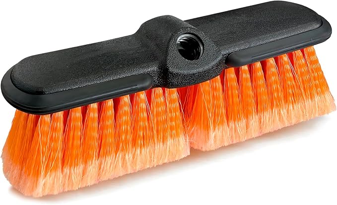 10" Car Wash Brush Head with Soft Bristle for Auto RV Truck Boat Camper Exterior Washing Cleaning