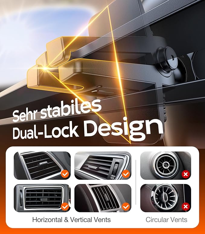 TORRAS Ultra-Durable Phone Holders for Your Car【96+LBS Strongest Suction】 Car Phone Holder Mount, Safety Certs Cell Phone Car Mount Truck for Dashboard Windshield Vent for iPhone 17 16 15 14 Pro Max