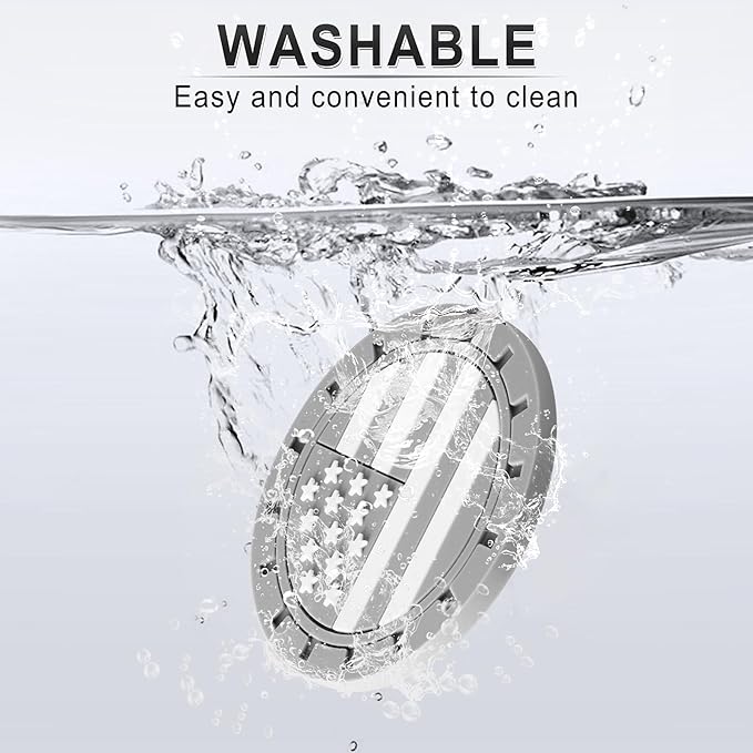 JUSTTOP Car Cup Holder Coaster,American Flag Non-Slip Insert Car Cup Coaster,Car Accessories Interior for Women and Man,4 Pack Gray